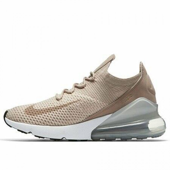 Кроссовки Nike AIR MAX 270 FLYKNIT (Цвет Guava Ice-Particle Beige-Desert Dust)