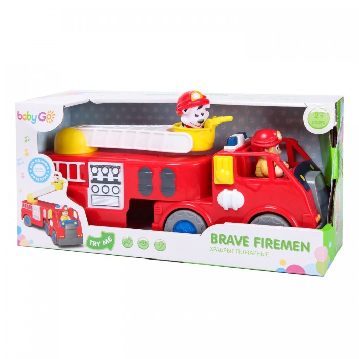 Игрушка интерактивная Baby Go Пожарная машина