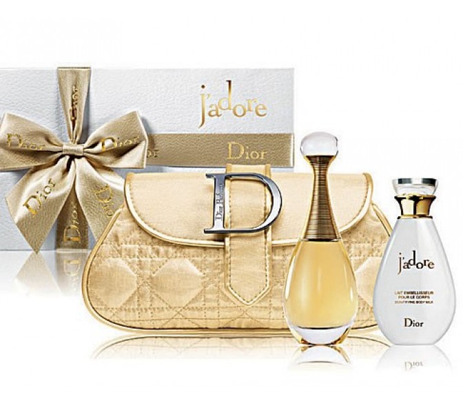 Подарочный набор Christian Dior Jadore (L) set (50ml edp+50ml b/l+cosm)
