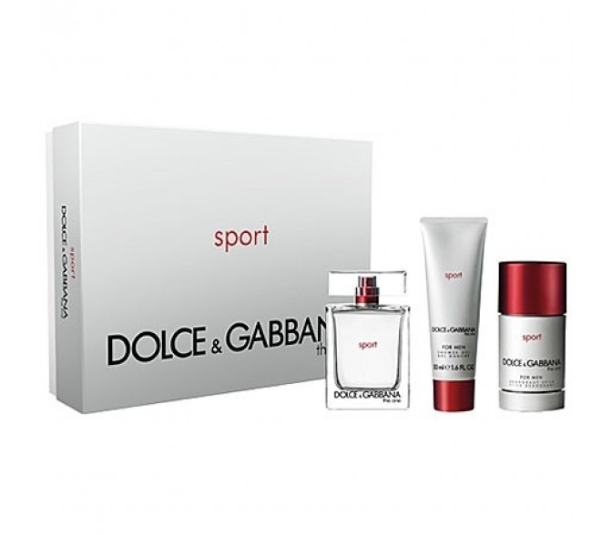 Подарочный набор Dolce&Gabbana The One Sport (M) set (100ml edt+deo stick 75ml+s/g 50ml)