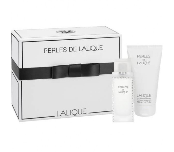Подарочный набор Lalique PERLES (L) set (50ml edp+b/l 100ml) !