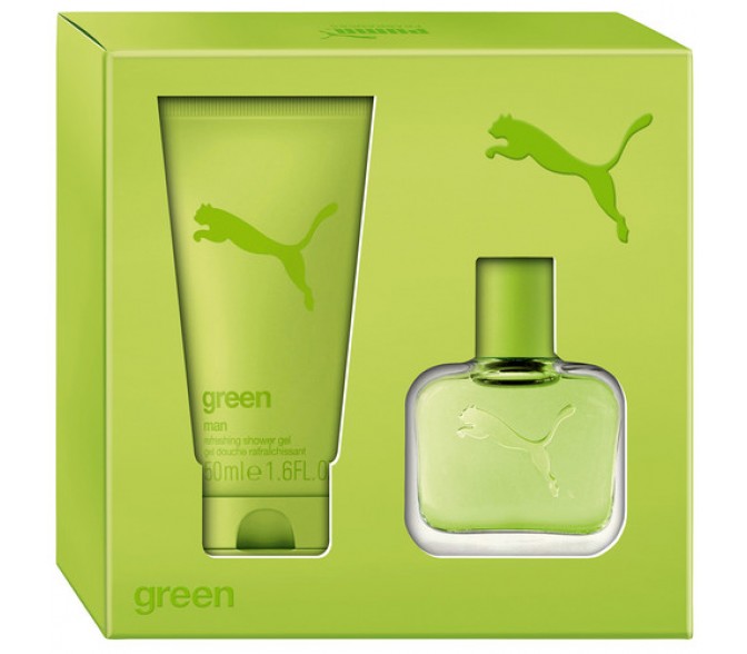 Подарочный набор Puma Green (M) set (25ml edt+s/g 50ml)