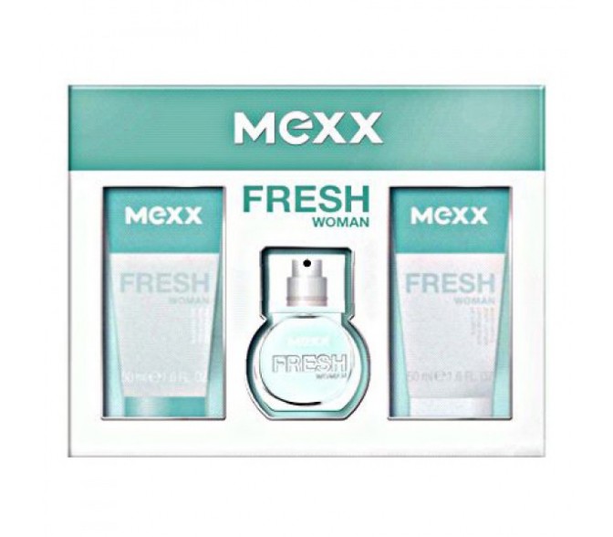 Подарочный набор Mexx Fresh (L) set (15ml edt+s/g 50ml +b/l 50ml)
