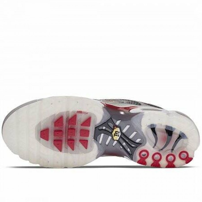 Кроссовки Nike AIR MAX PLUS OG (Цвет Neutral Grey-Varsity Red-White)