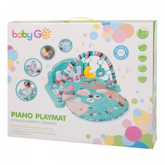 Развивающий коврик Baby Go с пианино