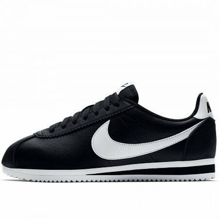 Кроссовки Nike CLASSIC CORTEZ LEATHER (Цвет Black-White-Black)
