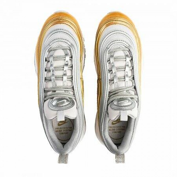 Кроссовки Nike AIR MAX 97 SPECIAL EDITION METALLIC GOLD PACK (Цвет Vast Grey-Metallic Silver-Metallic Gold)