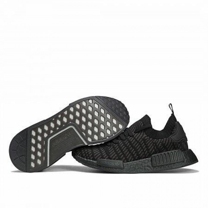 Кроссовки Adidas Originals NMD R1 STLT PRIMEKNIT (Цвет Black)