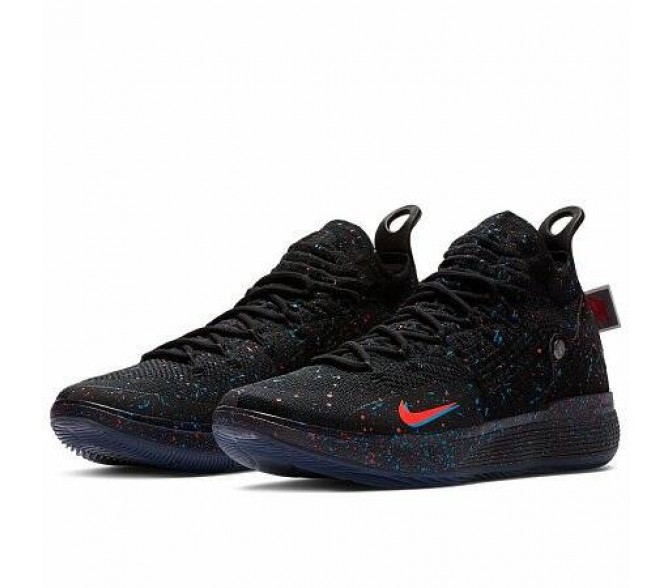 Кроссовки Nike ZOOM KEVIN DURANT 11 (Цвет Black-Bright Crimson-Photo Blue)