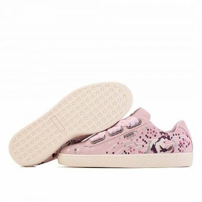 Кроссовки Puma SUEDE HEART DIGITAL EMBROIDERY (Цвет Winsome Orchi)
