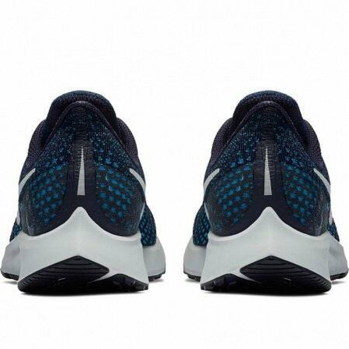 Кроссовки Nike AIR ZOOM PEGASUS 35 (Цвет Blackened Blue-Pure Platinum-Blue Hero)