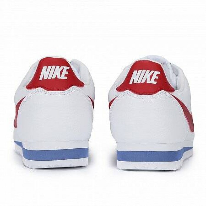 Кроссовки Nike CLASSIC CORTEZ LEATHER (Цвет White-Red-Blue)