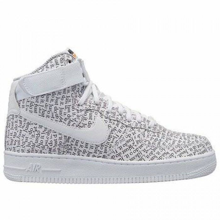 Кроссовки Nike AIR FORCE 1 HIGH LUX "JUST DO IT" PACK (Цвет White-Black)