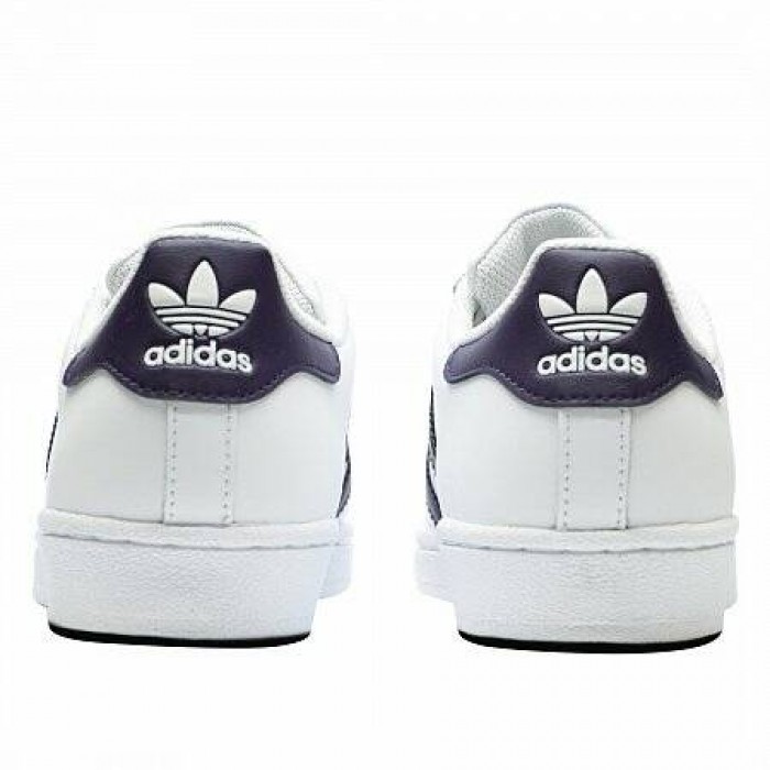 Кроссовки Adidas Originals SUPERSTAR (Цвет Ftwr White-Legend Purple-Core Black)