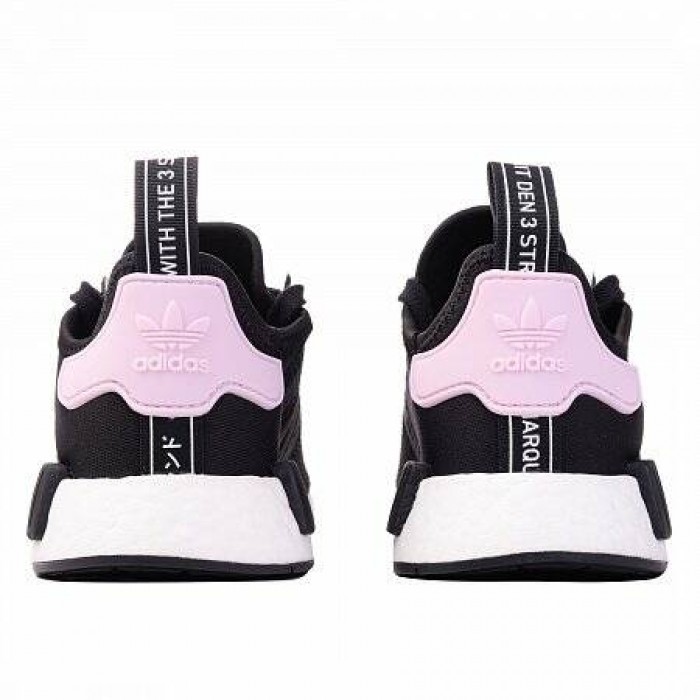 Кроссовки Adidas Originals NMD_R1 (Цвет Core Black-Cloud White-Clear Pink)