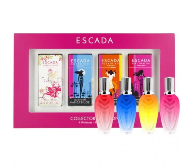 Подарочный набор Escada Collection Mini set (Born in P, Cherry in the Air, Sexy Graffity, Rockin Rio) кажд в кор