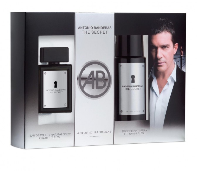 Подарочный набор Antonio Banderas The Secret (M) set (50ml edt+deo 150ml)