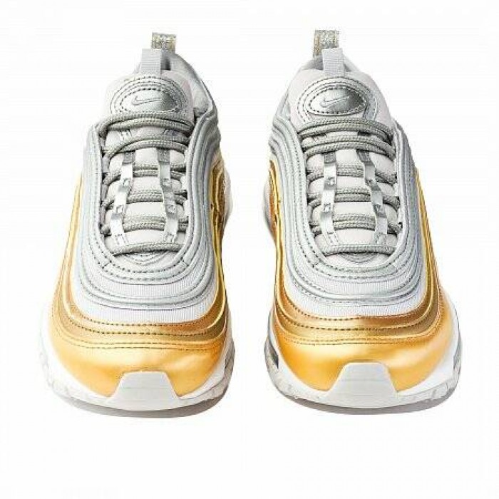 Кроссовки Nike AIR MAX 97 SPECIAL EDITION METALLIC GOLD PACK (Цвет Vast Grey-Metallic Silver-Metallic Gold)