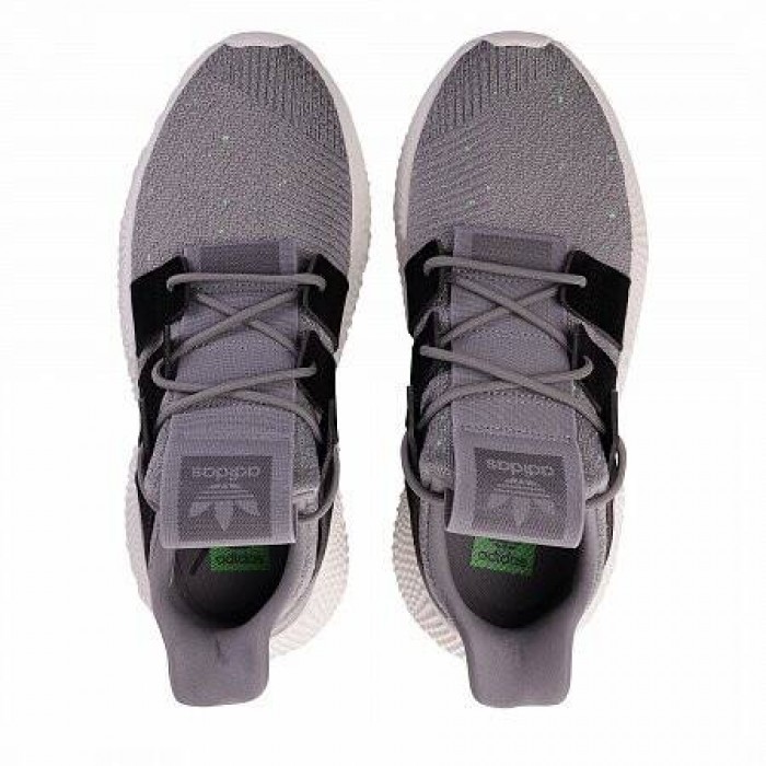 Кроссовки Adidas Originals PROPHERE (Цвет Grey-Сore black-Shock lime)