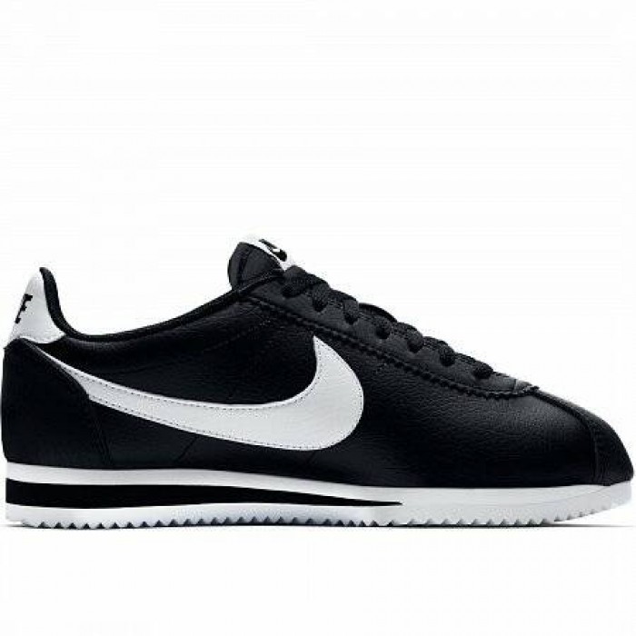 Кроссовки Nike CLASSIC CORTEZ LEATHER (Цвет Black-White-Black)