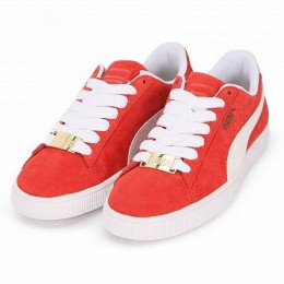 SUEDE CLASSIC BBOY FABULOUS FLAME SCARLET (Цвет Red-White)