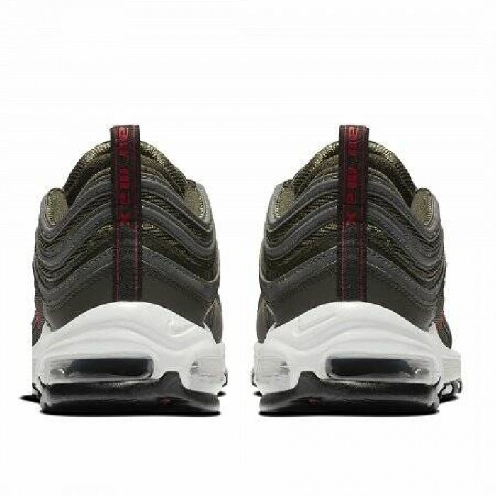 Кроссовки Nike AIR MAX 97 (Цвет Sequoia-University Red-Mtlc Dark Grey)
