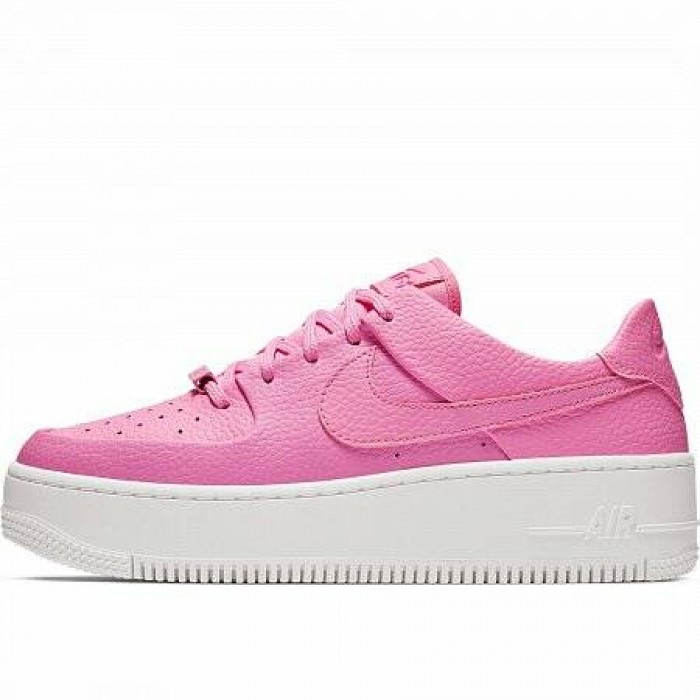 Кроссовки Nike AIR FORCE 1 SAGE LOW (Цвет Psychic Pink-Psychic Pink-White)