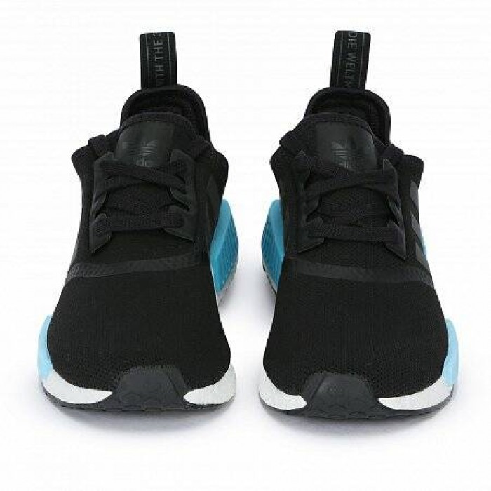 Кроссовки Adidas Originals NMD_R1 (Цвет Black-Blue)