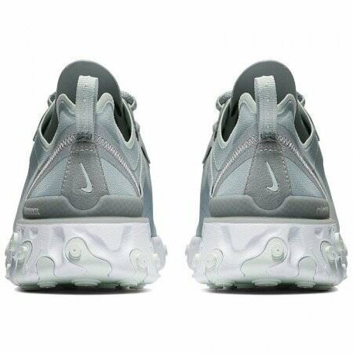 Кроссовки Nike REACT ELEMENT 55 (Цвет Wolf Grey-Ghost Aqua-White)